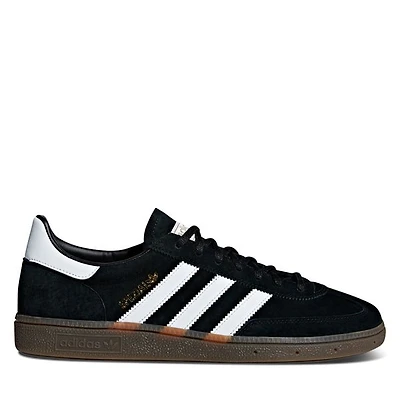 adidas Handball Spezial Sneakers Black White, Womens / Mens Suede