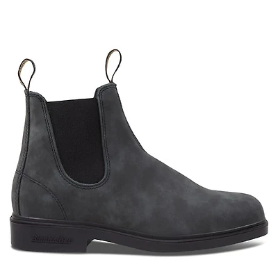 Blundstone 1308 Chisel Toe Chelsea Boots Rustic Black, Womens / Mens Aus Leather