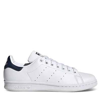adidas Women's Stan Smith Primegreen Sneakers White Navy, Leather