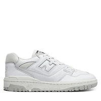 New Balance BB550 Sneakers White/Silver White Misc, Womens / Mens Leather