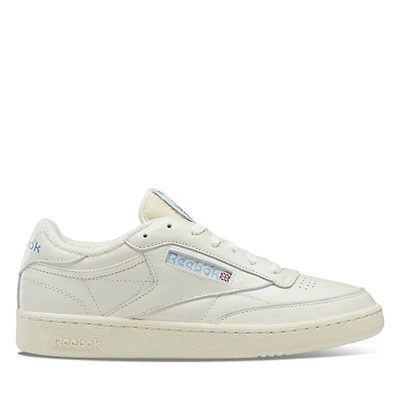 Reebok Men's Club C 85 Vintage Sneakers Chalk/Blue White Os, Leather