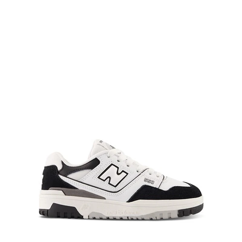 New Balance Little Kids' BB550 Sneakers Black White Misc, Largeittle Kid Suede