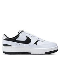 Nike Women's Gamma Force Platform Sneakers White Black, Leather