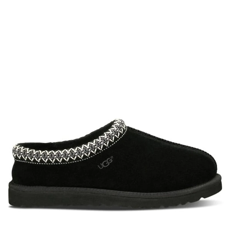 UGG Women's Tasman Slippers in Black, Size 9, Suede