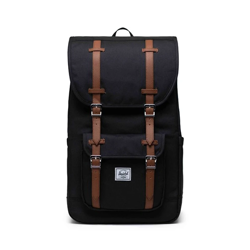 Herschel Supply Co. Little America Backpack in Black/Brown in Black Misc