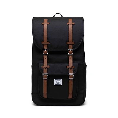 Herschel Supply Co. Little America Backpack in Black/Brown in Black Misc