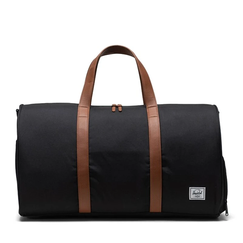 Herschel Supply Co. Novel Duffle Bag in Black/Brown in Black Misc, Vegan Leather
