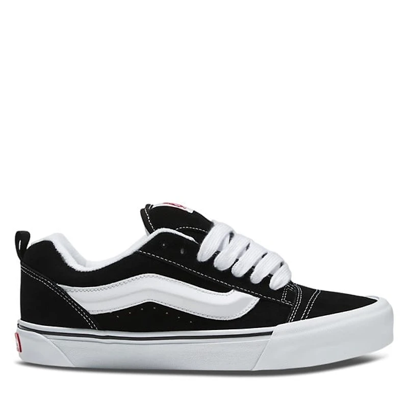 Vans Knu Skool Sneakers Black White, Womens / Mens Suede