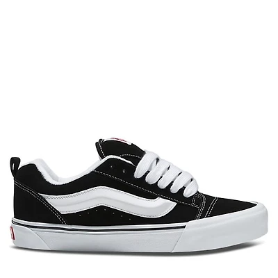 Vans Knu Skool Sneakers Black White, Womens / Mens Suede