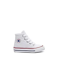 Converse Toddler's Chuck Taylor Hi Sneakers White, Toddler Canvas