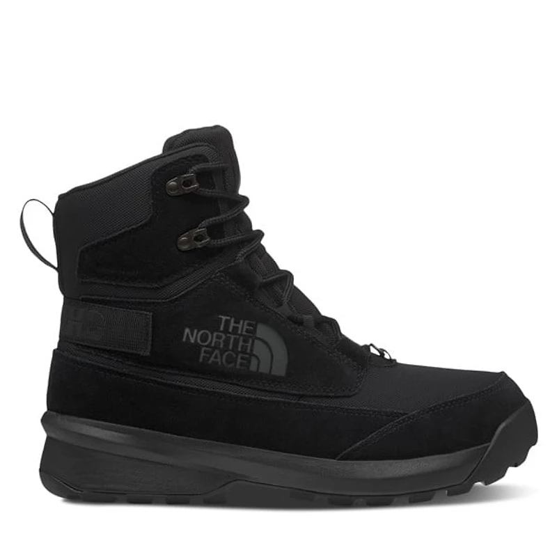 The North Face Men's Chilkat V Cognito WP Winter Waterproof Boots in Black, Size 13, Suede