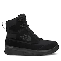 The North Face Men's Chilkat V Cognito WP Winter Waterproof Boots in Black, Size 13, Suede