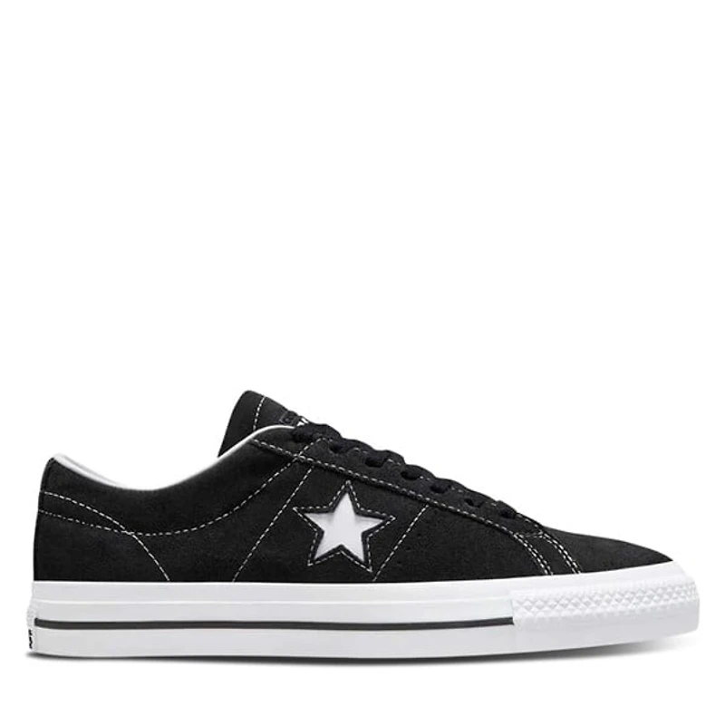 Converse One Star Pro Sneakers Black / Misc, Womens Mens Suede