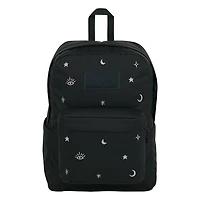 JanSport Superbreak Plus FX Backpack in Black White, Polyester