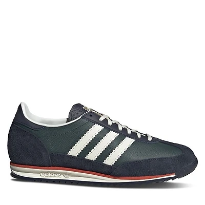 adidas Women's SL72 Sneakers in Green/Beige/Navy, Size 9, Suede