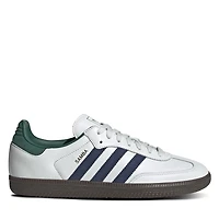 adidas Samba OG Sneakers White Navy Green, Womens / Mens Leather