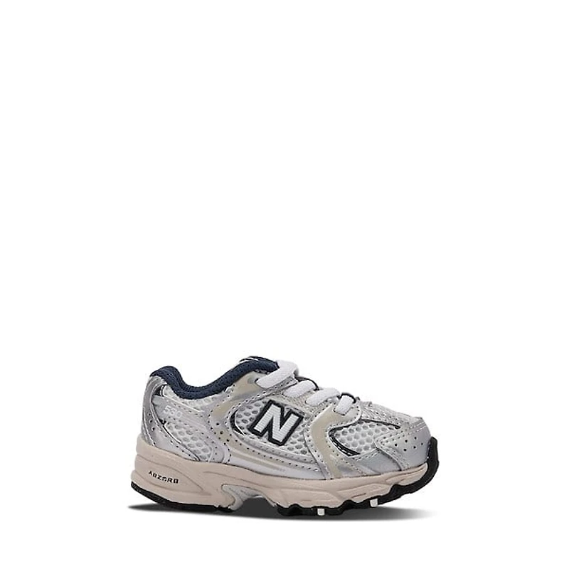 New Balance Toddler's 530 Sneakers White/Beige/Navy White Misc, Toddler Rubber