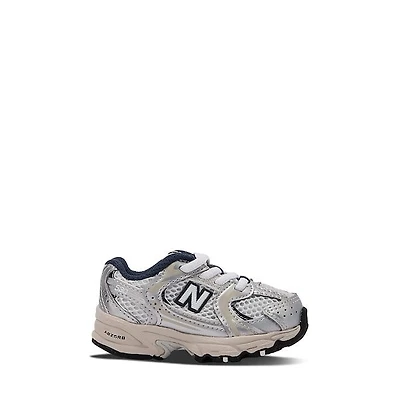 New Balance Toddler's 530 Sneakers White/Beige/Navy White Misc, Toddler Rubber