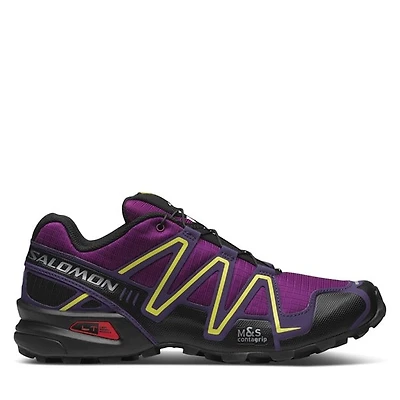 Salomon Speedcross 3 Sneakers Purple/Black/Yellow, Womens / Mens Rubber