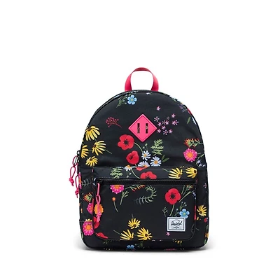 Herschel Supply Co. Kids' Heritage Youth Backpack in Multi-Color color Floral Field in Black Misc