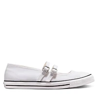 Converse Women's Chuck Taylor All Star Dainty Mary-Jane Sneakers White Misc, Canvas