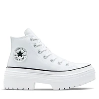 Converse Women's Chuck Taylor All Star Lugged Hi Sneakers in White Misc, Size 10, Canvas
