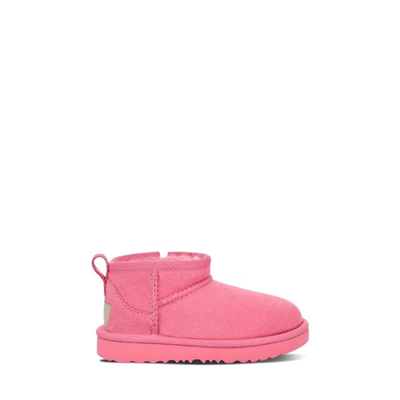 UGG Toddler's Classic Ultra Mini Boots in Rose, Size Toddler 8, Suede