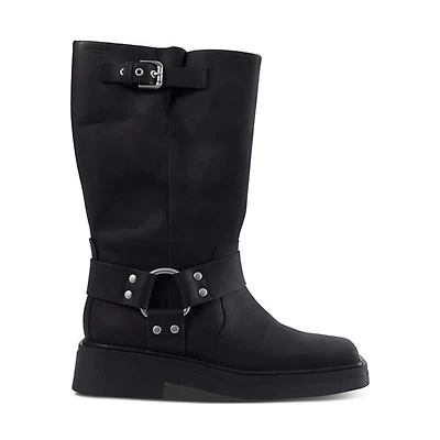 Vagabond Shoemakers Women's Eyra Tall Boots in Off-Black, Size 7, Nubuck