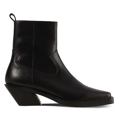 Floyd Women's Jessie Heeled Boots Black, Leather