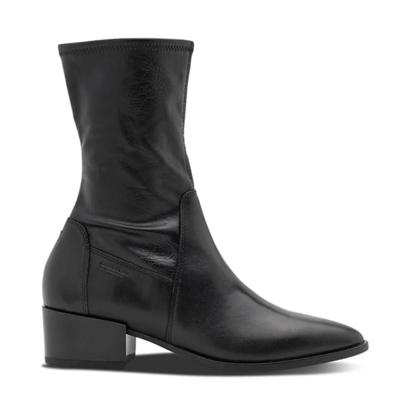 Vagabond Shoemakers Women's Marja Stretched Heeled Boots in Black, Size 5, Leather