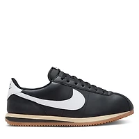 Nike Men's Cortez Sneakers in Black / Black Misc, Size 8.5, Leather