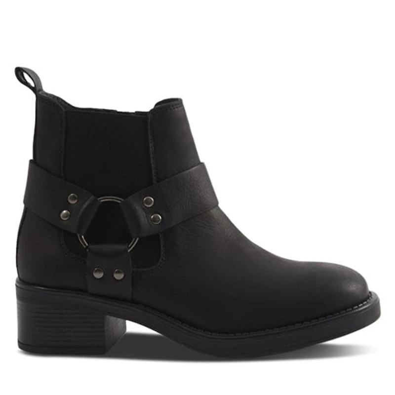 Floyd Women's Tessa Heeled Boots Black, Leather