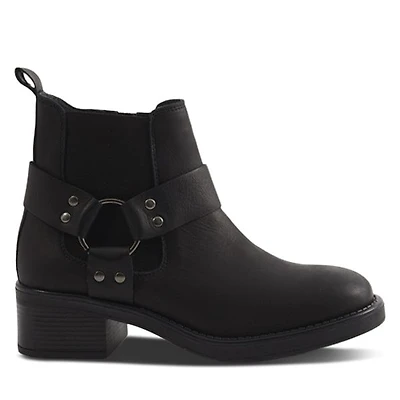 Floyd Women's Tessa Heeled Boots Black, Leather