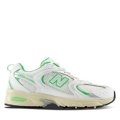New Balance 530 Sneakers White/Green/Beige, Womens / Mens Rubber