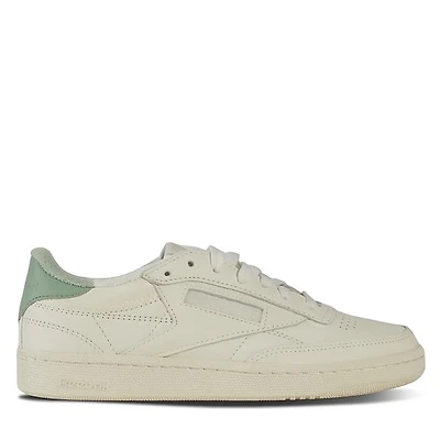 Reebok Women's Club C 85 Vintage 40th Anniversary Sneakers Chalk/Sage White Os, Leather