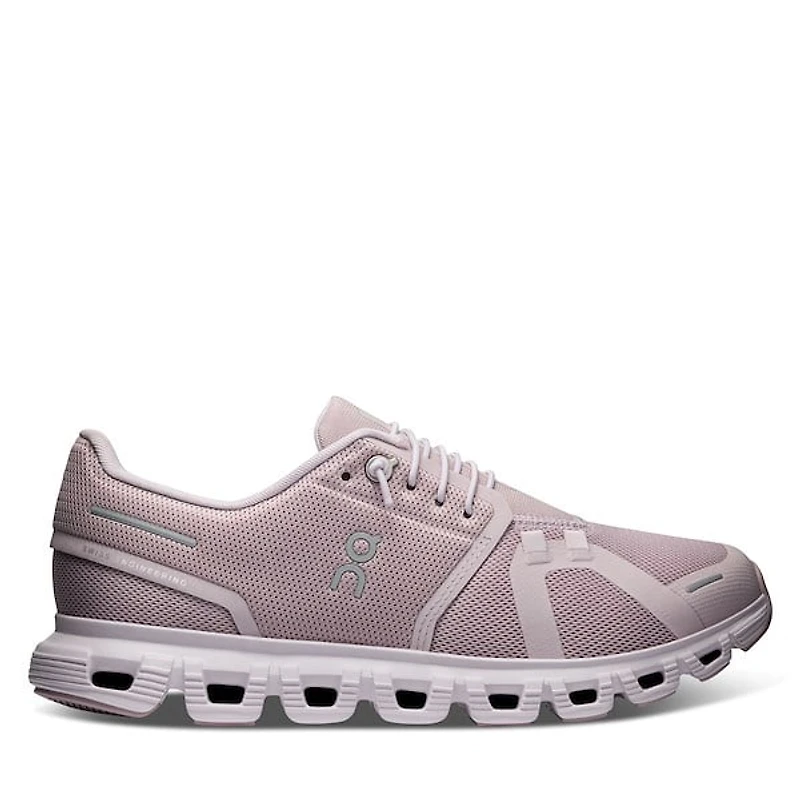 On Women's Cloud 6 Athletic Sneakers Purple, Rubber