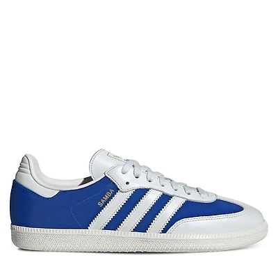 adidas Men's Samba OG Sneakers White/Blue, Nylon