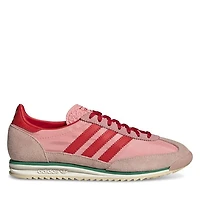 adidas Women's SL72 OG Sneakers Pink/Red/Green, Suede