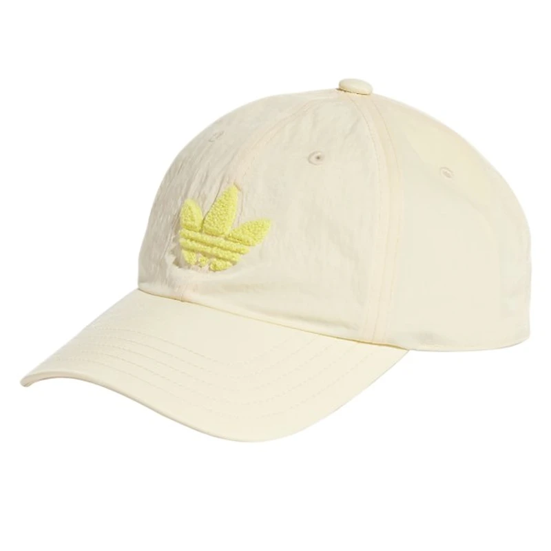 adidas Trefoil Dad Cap in Pastel in Jaune, Cotton