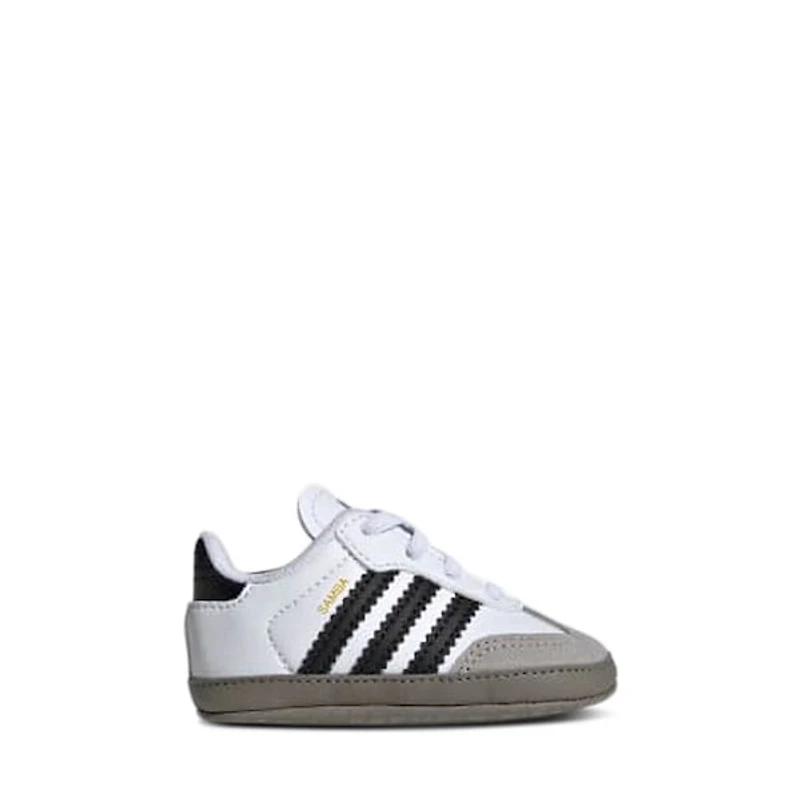 adidas Infant Samba OG Crib Sneakers Black White Misc, Baby Leather