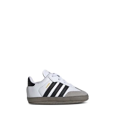 adidas Infant Samba OG Crib Sneakers Black White Misc, Baby Leather
