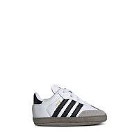 adidas Infant Samba OG Crib Sneakers Black White Misc, Baby Leather