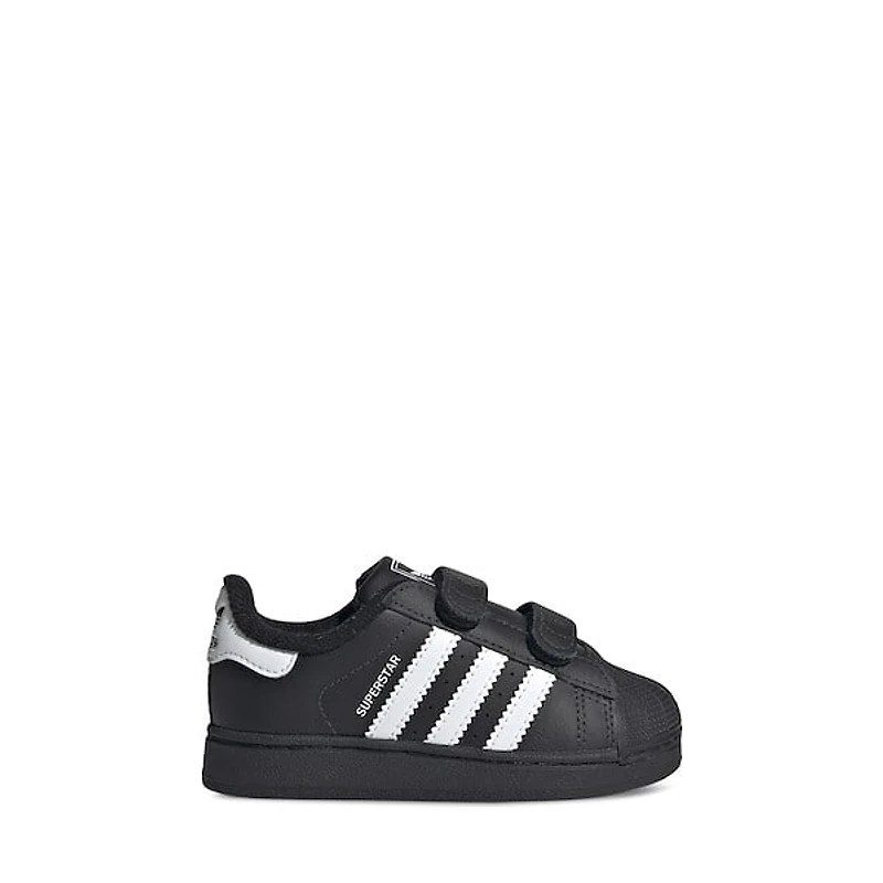 adidas Toddler's Superstar Sneakers Black / Misc, Toddler Leather
