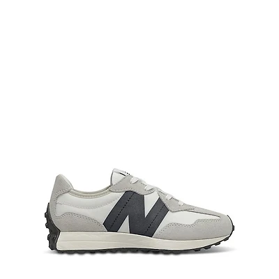 New Balance Little Kid's 327 Sneakers Gray Black Gris Misc, Largeittle Kid Leather