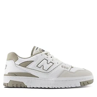 New Balance Men's BB550 Sneakers White/Taupe White Misc, Leather