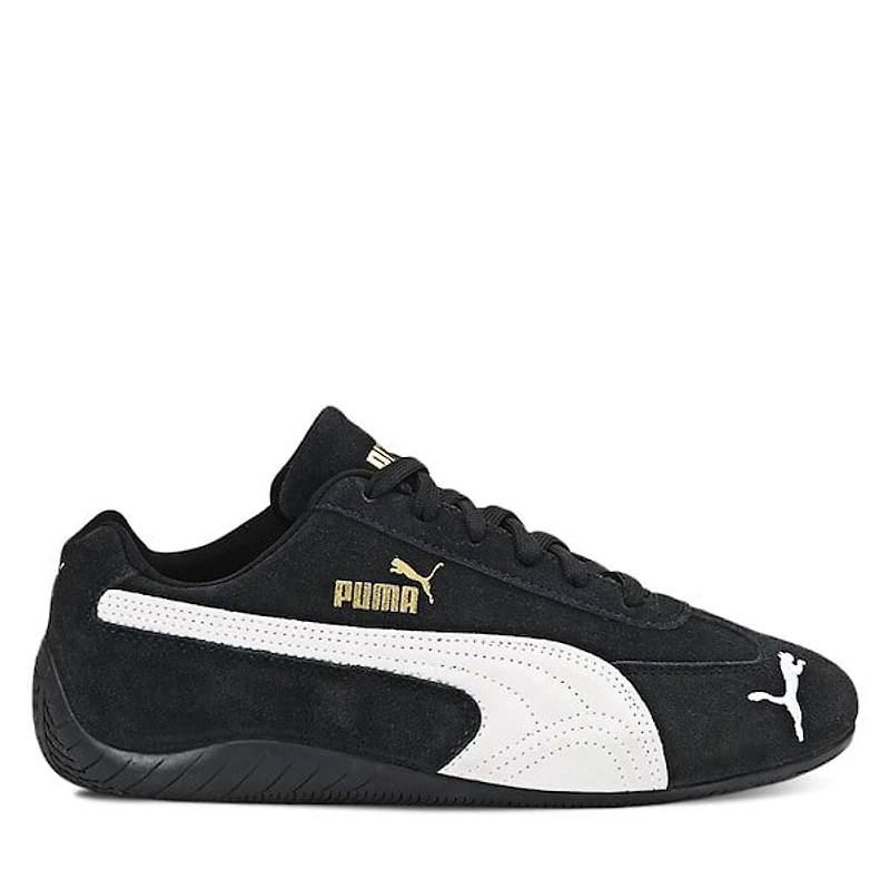 Puma Men's Speedcat OG Sneakers Black White, Suede