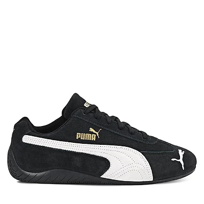 Puma Women's Speedcat OG Sneakers Black White, Suede