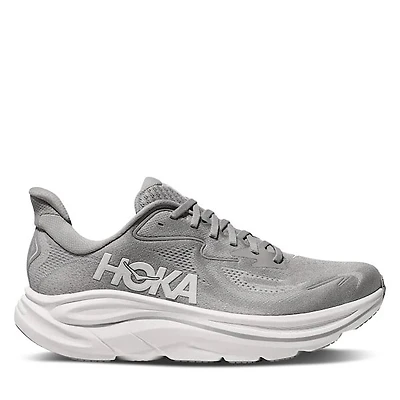 HOKA Men's Clifton 10 Sneakers Gray, Rubber