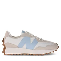 New Balance Women's 327 Sneakers Beige/Light White Misc, Suede