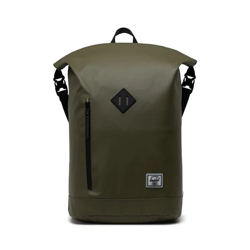 Herschel Supply Co. Weather Resistant Roll Top Backpack in Ivy Green